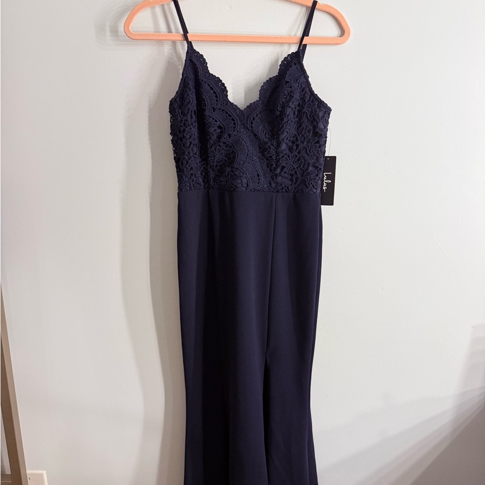 Lulu’s Navy Maxi Dress